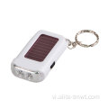 Mini PVC Nhựa được cá nhân hóa đèn pin mặt trời Keychain